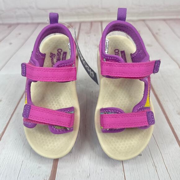 Oshkosh B'Gosh Horchata Sandals Toddlers Size 8 - Picture 6 of 9